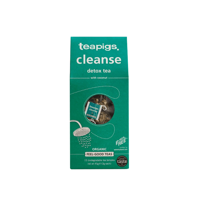 Teapigs Organic Cleanse 15 Biodegrabale Tea Temples